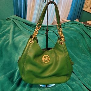 Michael kors shoulder bag kelly green please read description
